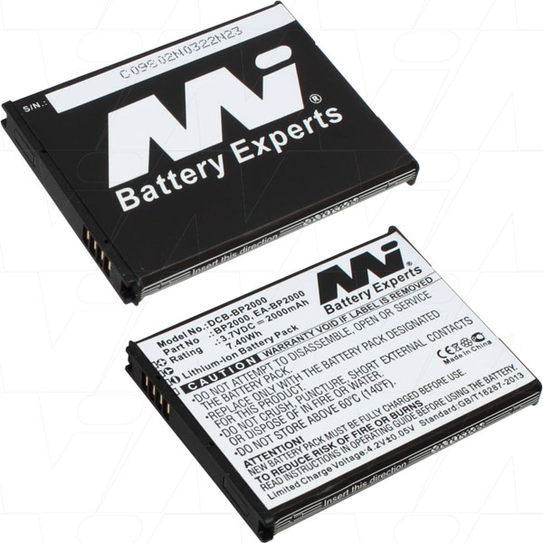 MI Battery Experts DCB-BP2000-BP1